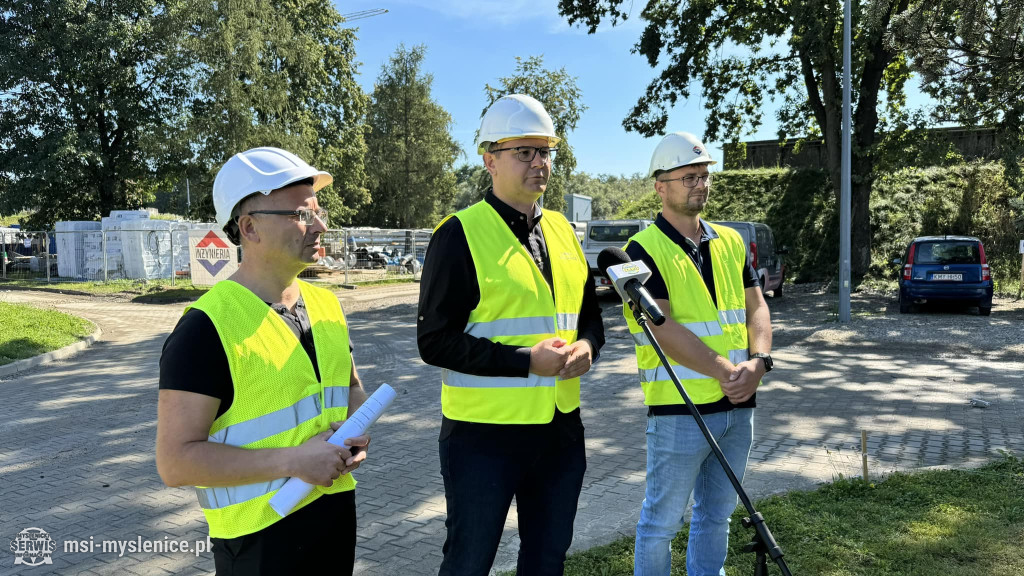 Budowa nowej oczyszczalni ścieków w Myślenicach