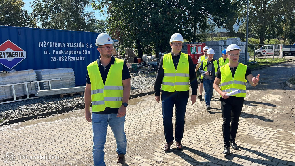 Budowa nowej oczyszczalni ścieków w Myślenicach