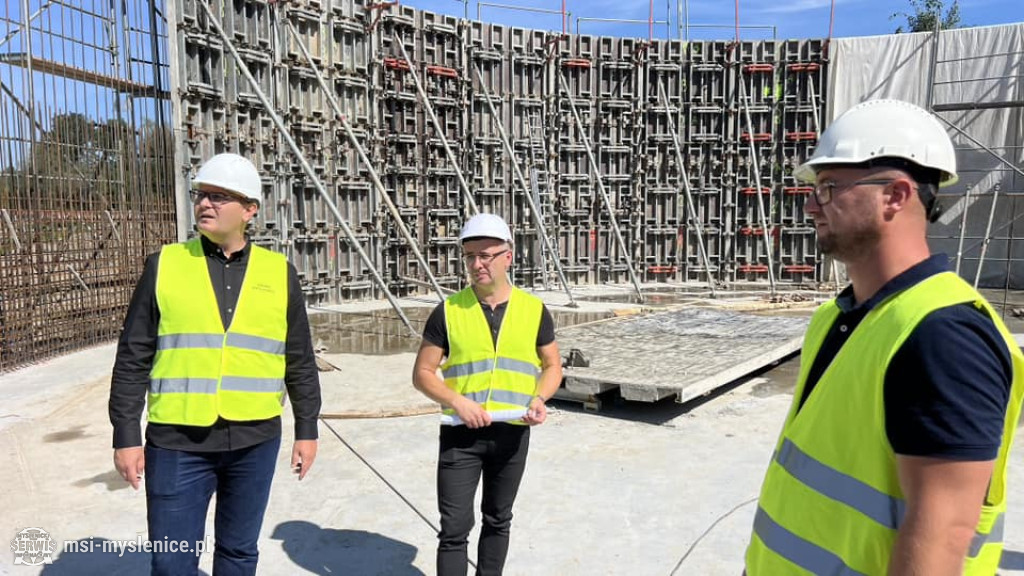 Budowa nowej oczyszczalni ścieków w Myślenicach