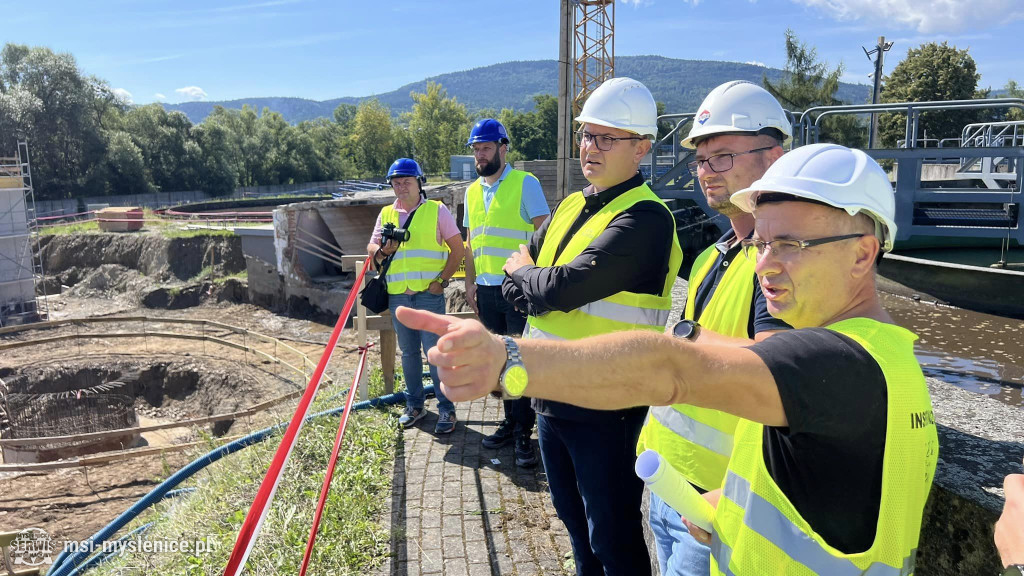 Budowa nowej oczyszczalni ścieków w Myślenicach