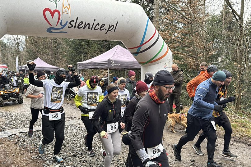 Bieg Tropem Wilczym w Myślenicach 02.03.2025