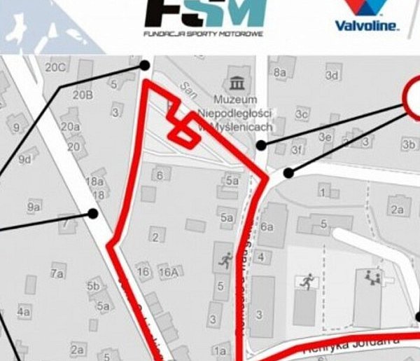 Rajd Małopolski w Myślenicach -informacja o utrudnieniach w ruchu pojazdów -3339