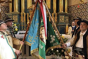 Wielkie święto myślenickich Górali - nadanie i poświęcenie sztandaru -4016