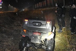 Lubień:  Jazda niezarejestrowanym quadem i ucieczka przed Policją...