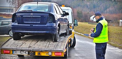 Kolejny porzucony samochód usunięty z terenu gminy Myślenice