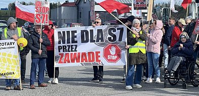 "NIE dla S7" ! Mieszkańcy kolejny raz protestowali na Zakopiance