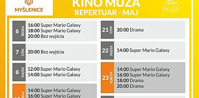 Repertuar Kina Muza Myślenice - maj pełen filmowych hitów