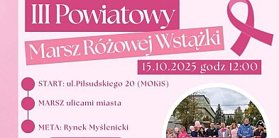 III Powiatowy Marsz Różowej Wstążki już 15 października w Myślenicach-4059