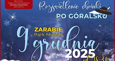 Zaproszenie na uroczyste rozświetlenie choinki po góralsku na Zarabiu-4563