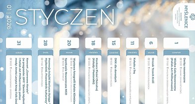 Gmina Myślenice - kalendarz wydarzeń - Styczeń 2026