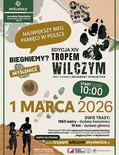 Ruszyły zapisy do Biegu Tropem Wilczym w Myślenicach !