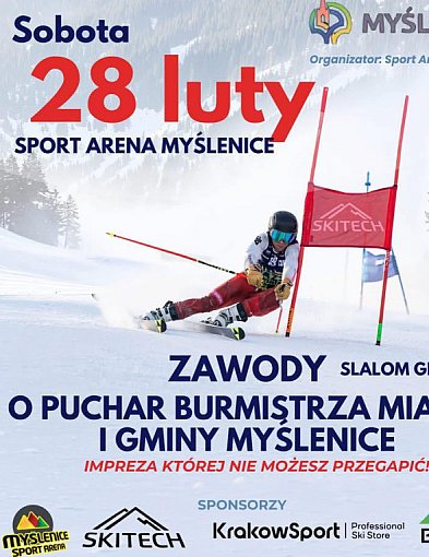 Zawody narciarskie o Puchar Burmistrza Myślenic już w najbliższą sobotę !