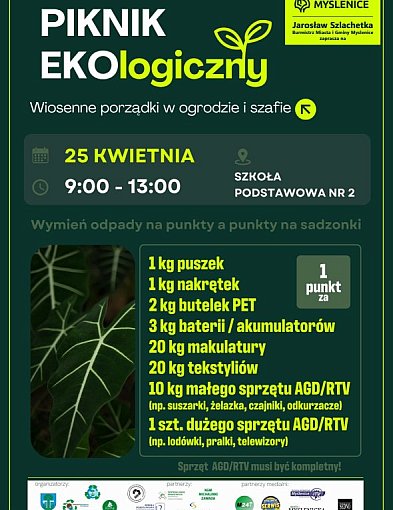 Piknik Ekologiczny 2026 w Myślenicach – już 25 kwietnia !