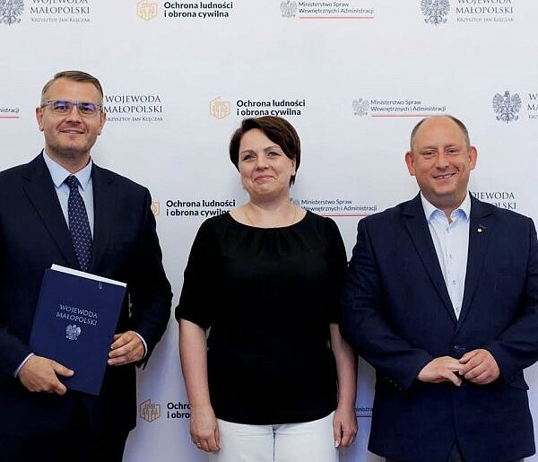 Ponad 1,7 mln zl dla Gminy Myślenice na budowę magazynu obrony cywilnej