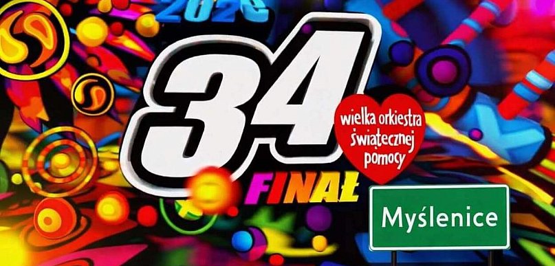 34 Finał Wielkiej Orkiestry Świątecznej Pomocy w Myślenicach