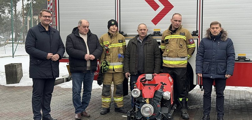 Nowoczesna motopompa w służbie OSP Krzyszkowice