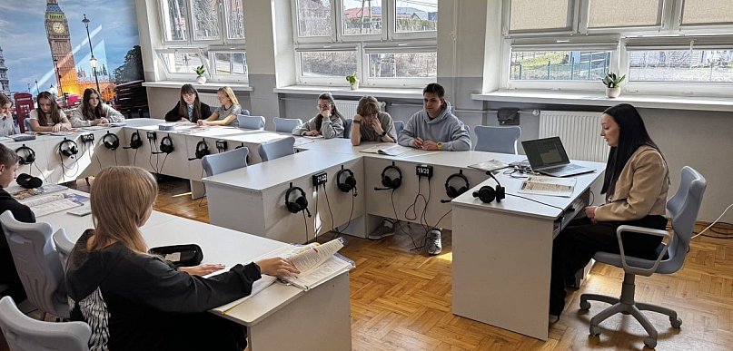 Nowa pracowania językowa w Szkole Podstawowej w Zawadzie