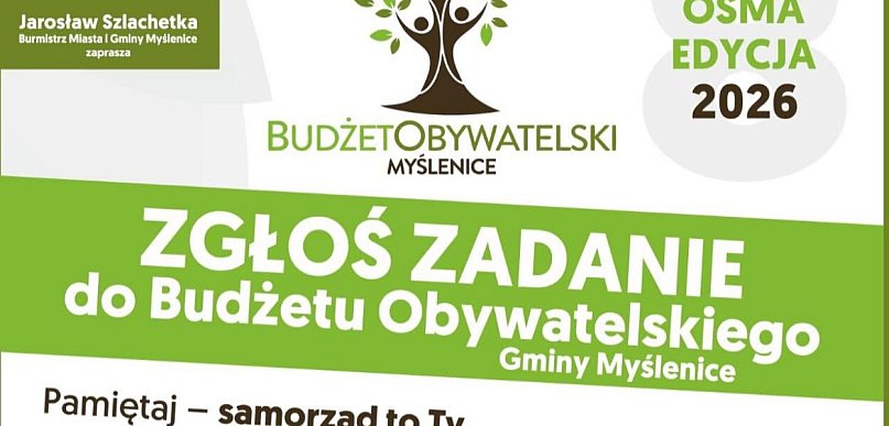 16 czerwca 2026 rusza kolejna edycja Budżetu Obywatelskiego Gminy Myślenice
