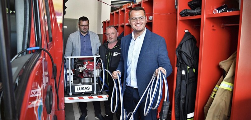 Nowe wyposażenie trafiło do jednostki OSP Głogoczów