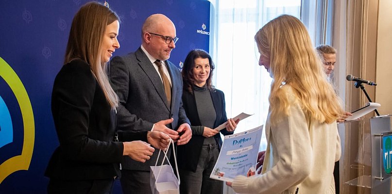 Wręczenie nagród w ekologicznym konkursie literackim Gminy Myślenice