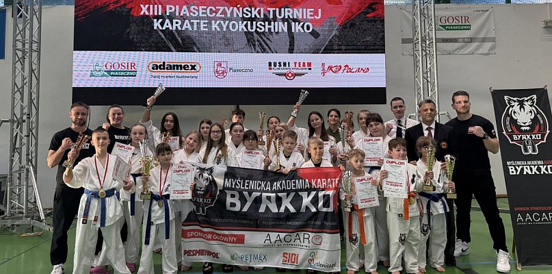 Sukces karateków Byakko Myślenice podczas turnieju IKO Mazovia Cup