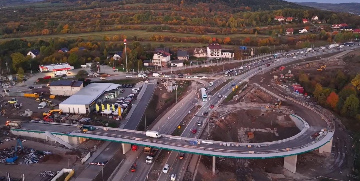 Od dziś wracają utrudnienia na Zakopiance w Myślenicach !