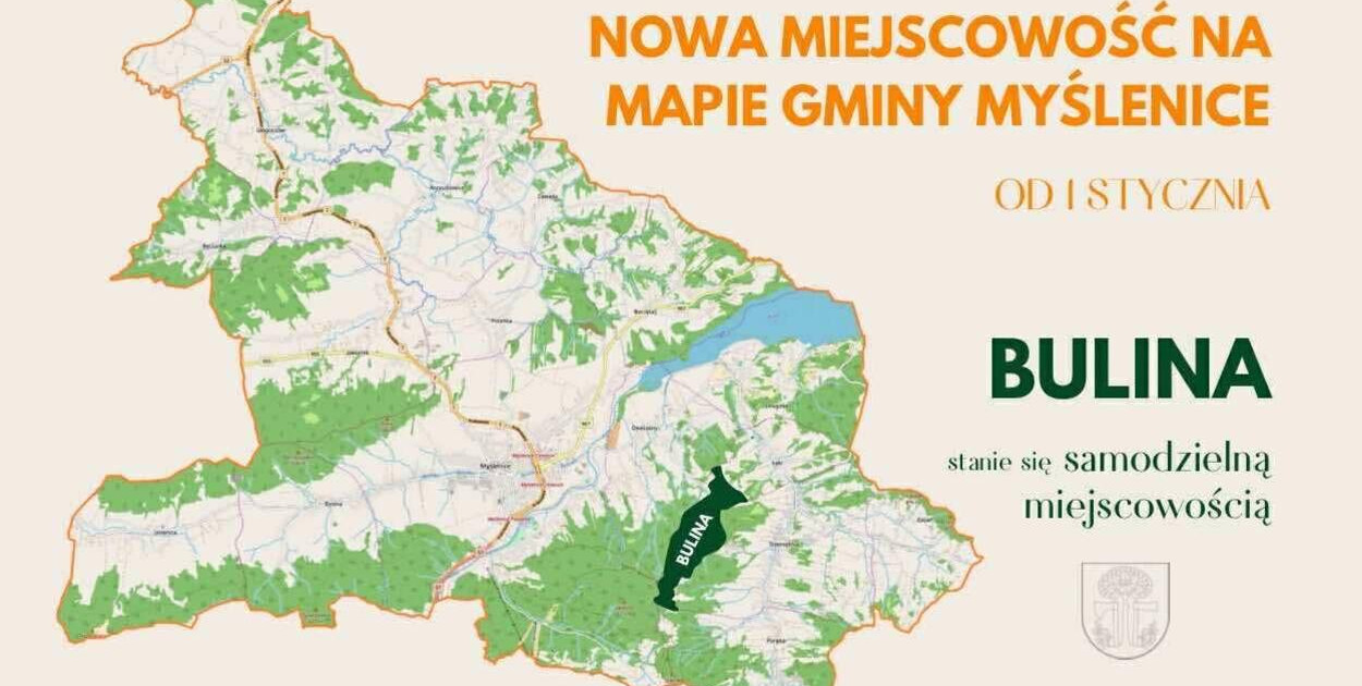 Bulina uzyskuje status samodzielnej wsi w gminie Myślenice