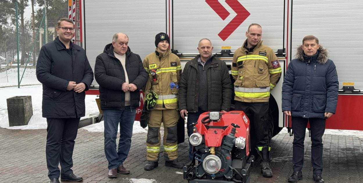 Nowoczesna motopompa w służbie OSP Krzyszkowice