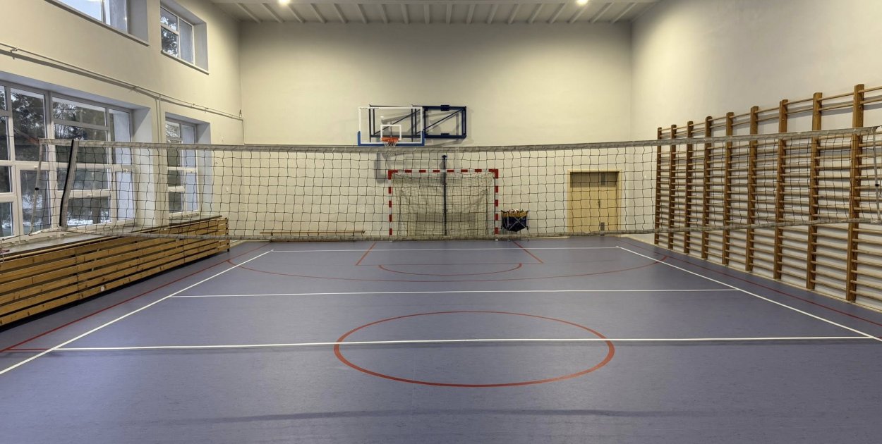 Odnowione pomieszczenia szkolne w Szkole Podstawowej w Krzyszkowicach.