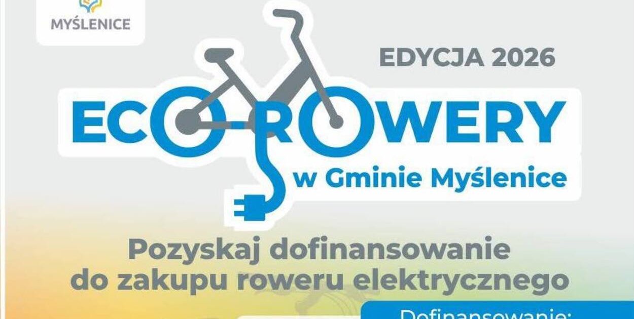 „Eco-rowery w Gminie Myślenice” - pozyskaj dofinansowanie do roweru elektr.