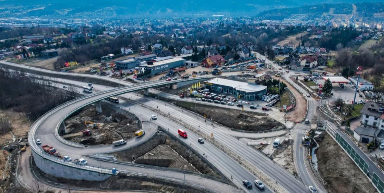 Od środy wracają utrudnienia na Zakopiance w Myślenicach