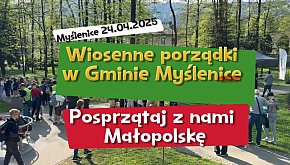 Wiosenne porządki w Myślenicach 